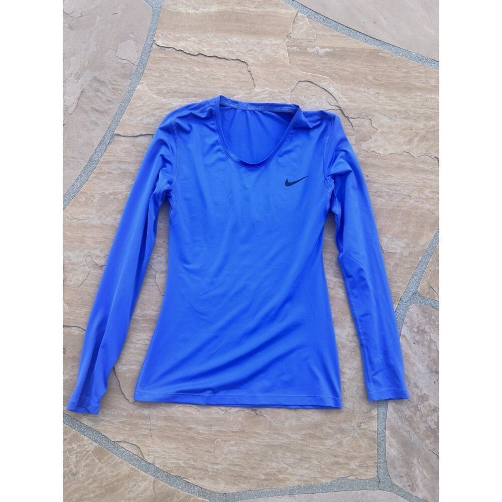 Nike Royal Blue Long Sleeve Athletic Tee